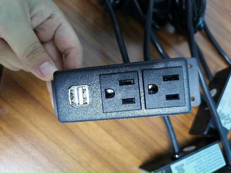 美式二位插座+电话线+网线+USB-TY11-071PWB