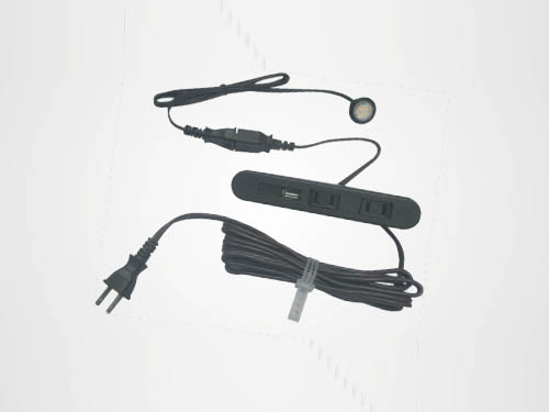 美式二位插座+USB-TY11-0769